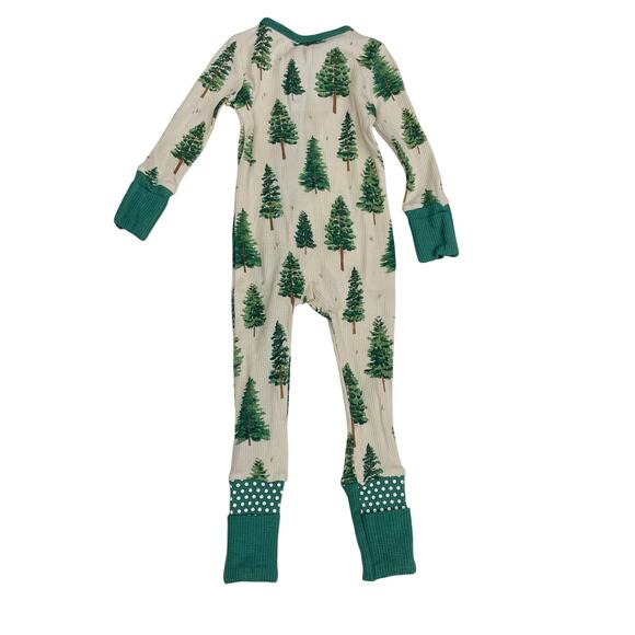 NWT Angel Dear 6-12M Forest Trees PJs - Picture 4 of 4